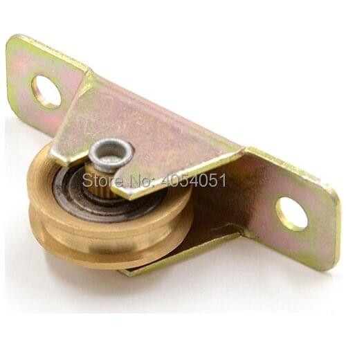 T style fixed pulley window roller sliding door plastic steel window pulley concave sliding door wheel muted roller household