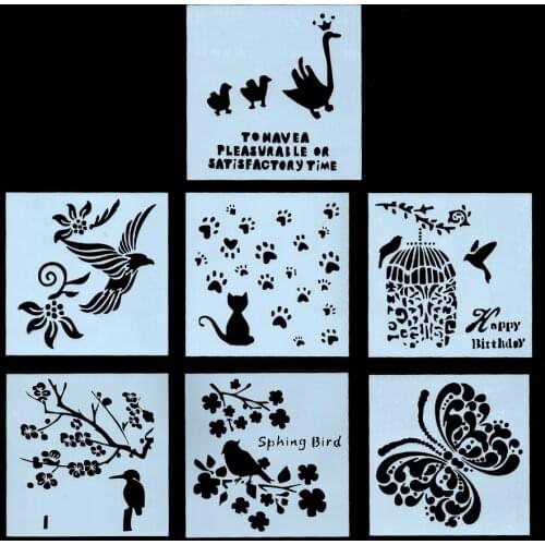 DIY Craft Layering Stencils For Walls Painting Scrapbooking Stamp Album Decor Embossing Paper Card Template