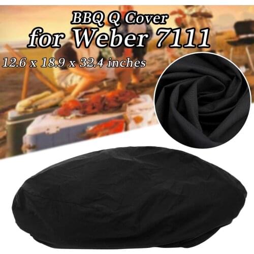 12.6x18.9x3 2.4 inch waterproof grill cover accessories grill cover weather 7111 black dust and rain charcoal grill