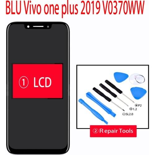 Original New 6.2"Inch Display For BLU Vivo one plus 2019 V0370WW LCD Display + Touch Screen Digiziter Assembly With Tools