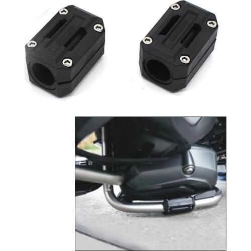 2*Motorcycle Engine Crash Bar Protection Bumper Decorative Guard Block 22-25-28mm For BMW R1200GS LC adv F800GS R1100GS G650GS
