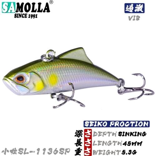2021 Vibrator Fish Lure Fishing Lures For Pike Accessories Double Hooks Winter Artificial Bait Tackle Goods Sea Carp Wobblers
