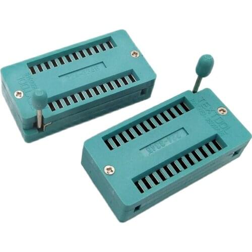 224-3345 24P wide-body IC activities seat 24pin test socket 24 locking seat 24 pin IC Programming Socket IC socket 10pcs/lot