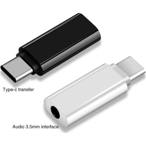 30PCS/LOT Connector Data Transfer Universal Accessories Audio Adapter Converter High Speed Home Type C To 3.5mm Portable Mini