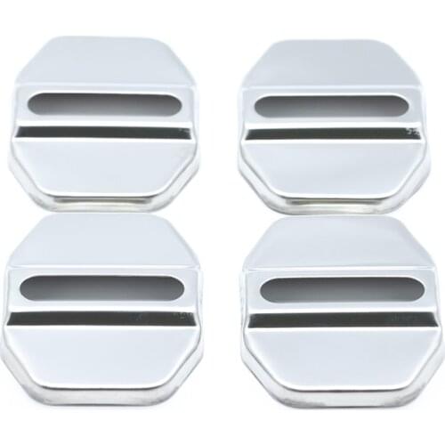 4pcs Anti Rust Car Door Lock Protective Buckle Cover For Mercedes-Benz benz A class W176 2013-2018 Car Styling Accessories