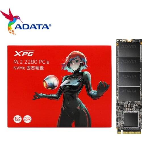 ADATA SSD XPG SX6000 Lite PCIe Gen3x4 M.2 2280 NVME 1.3 256GB 512GB 1TB Internal Solid State Drive Hard Disk For Laptop Desktop