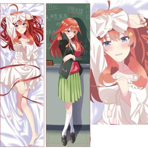 Anime The Quintessential Quintuplet Dakimakura Nakano Itsuki Cosplay Hugging Body Pillow Case Male Otaku Cover Bed Pillowcase