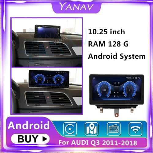 Android car radio head unit for AUDI Q3 2011 2012 2013-2015 2016-2018 car audio multimedia player stereo receiver GPS navigation