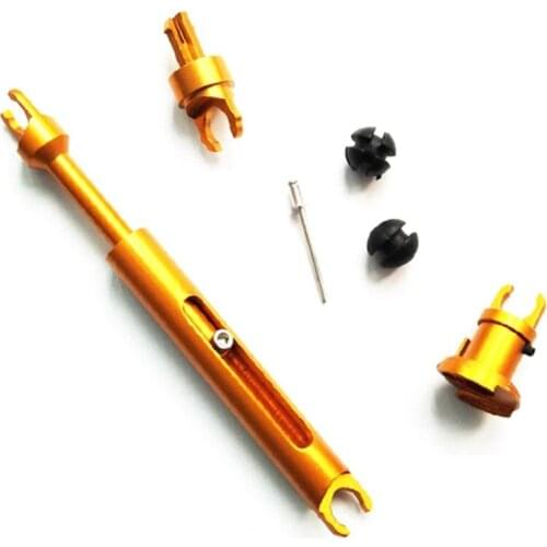 N0HF Car Accessories Alloy Release Tie Rod Front Grille Cover Hood Lock Latch Connecting Rod for F-o-r-d Focus 2 Mk2 for C-Max