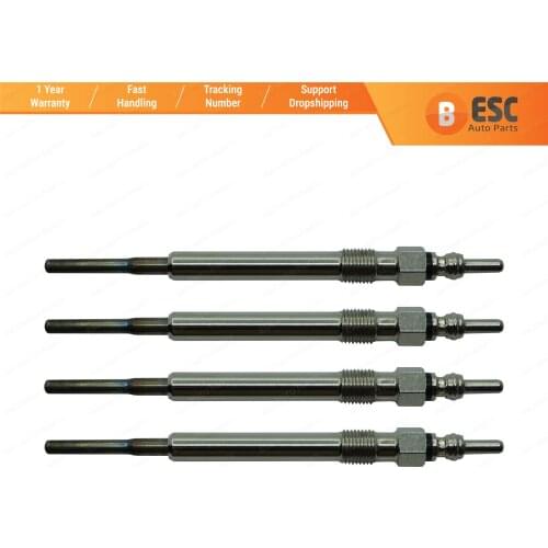 ESC EGP7-1 4 Pcs Heater Glow Plugs GX124, 059963319A, GN008 for VW Audi Skoda