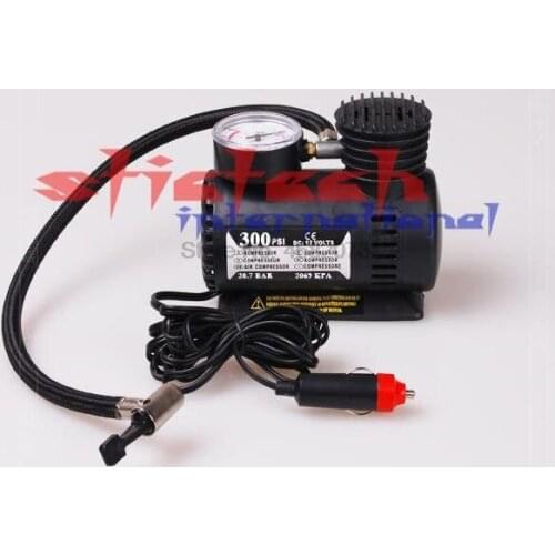 By DHL/Fedex 50pcs Car Inflatable Pump 12V 300PSI Electric Portable Mini Car Air Tire Inflator for Car Bicycle Tire cheapest
