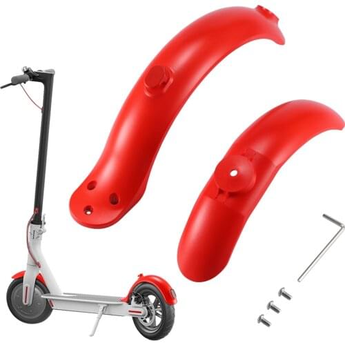 For Xiaomi Mijia M365 Scooter Rear Front Mudguard Tires Tyre Splash Fender Mud Guard Fender Set for Xiaomi M365 Electric Scooter