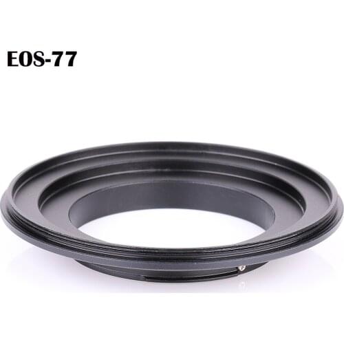 EOS-77mm Macro Reverse lens Adapter Ring for Canon DSLR EF Mount