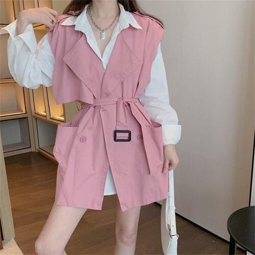 Женские длинные жилеты HziriP China At AliExpress