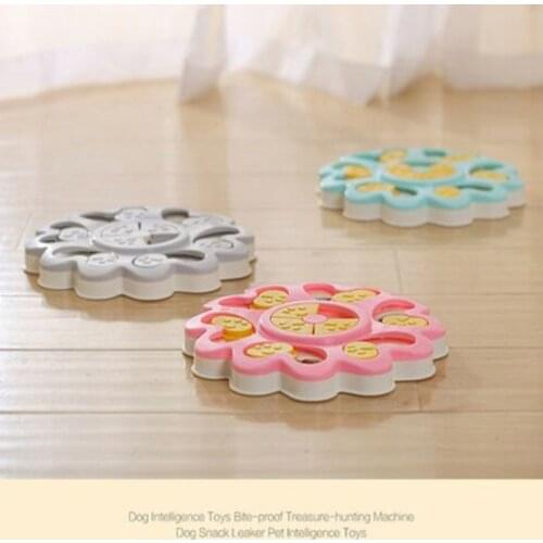 Dog Food Puzzle Toys Puppy Treat Dispenser Dog Toys With Non-Slip Interactive PVC Tearing Resistance Puppy Treat Dispenser