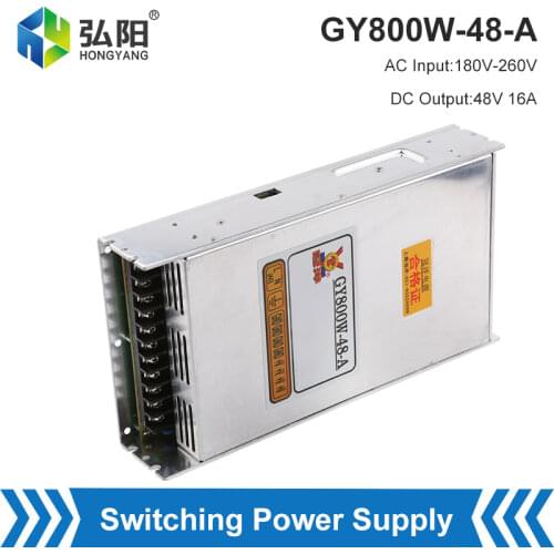 Switching Power Supply 48V 800W CNC Router Power Adapter Adjustable Current 20A Suitable For Engraving Machine Tools GY800W-48-A