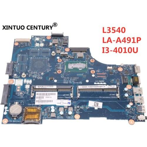 LA-A491P SR16Q I3-4010U CPU For Dell Latitude 3540 Laptop Motherboard CN-08TTCM 08TTCM 8TTCM ZAL00