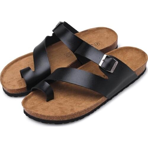 Men & Women Flip Flops Beach Sandals Indoor Outdoor Cork Slippers 2021 New Summer Lightweight Wholesale