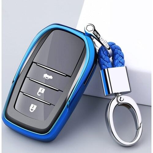 New Tpu Car Key Cover Case Shell For Toyota C-hr Land Cruiser 200 Avensis Auris Corolla 2017 Remote Smart Keychain Accessories