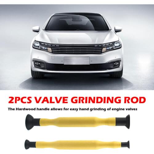 2 Pcs Valve Lapping Sticks Plastic + Rubber Grip with Suction Cup for Auto Motorcycle Cylinder Engine Valves dust Grinding tool