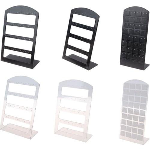Earrings Ear Display Rack Studs Show Plastic Fashion Jewelry Stand Organizer Holder Jewelry