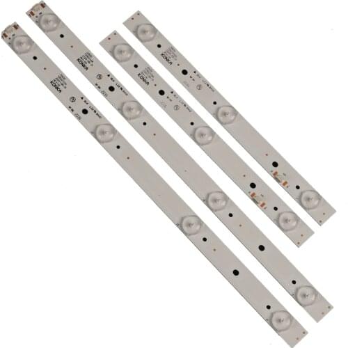1lot/ 2pcs 3LED & 2pcs4LED Konka light strip 35021104/228 35021099/248 backlight strip 6V 4LED 33.8CM & 3LED 22.8CM 40626 30626
