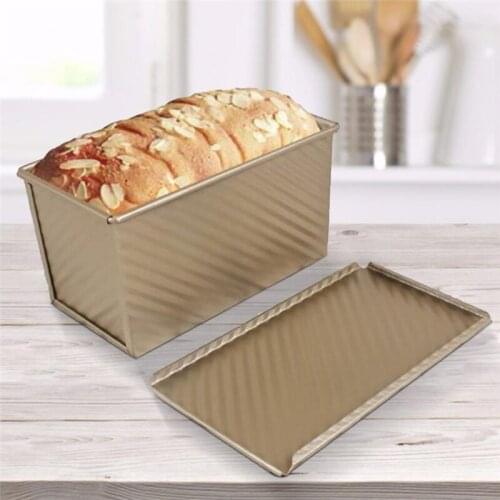 Toast Mould Cheese Cake Bread Mold Baking Box DIY Non-Stick Biscuit Cutter Eco-Friendly Sandwich Cookies Rectangular Loaf Pan
