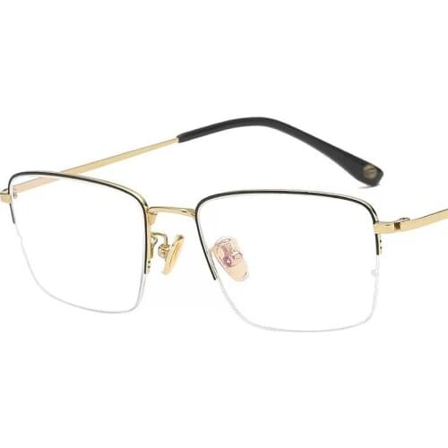 Viodream Ultra light Titanium Business Optical Glasses Frame Big Square Progressive Glasses Prescription Eyewear Eyeglass Frames