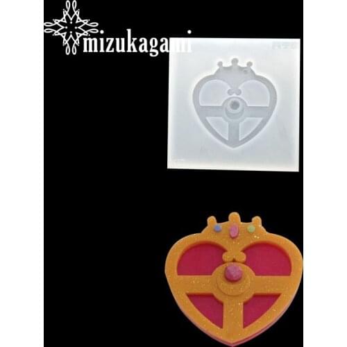 1pcs UV Resin Jewelry Liquid Silicone Mold Love Heart Shape Resin Charm Molds For DIY Intersperse Decorate Making Jewelry