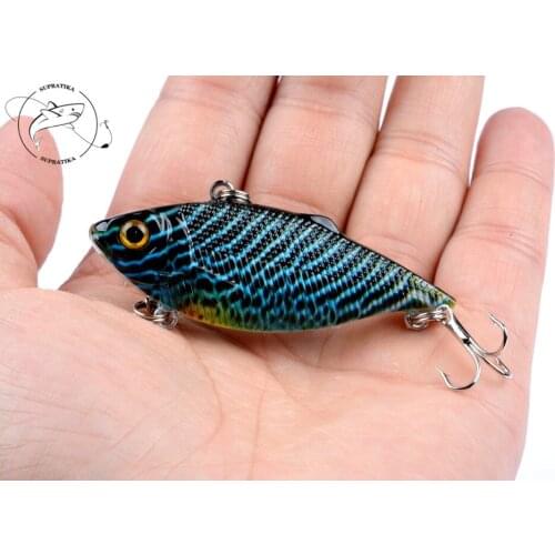 1Pcs VIB-Vibrate Sea Fishing Bait Lures 5cm/7.7g Lifelike Wobbler Artificial Hard Swim Crank Isca for Fishing