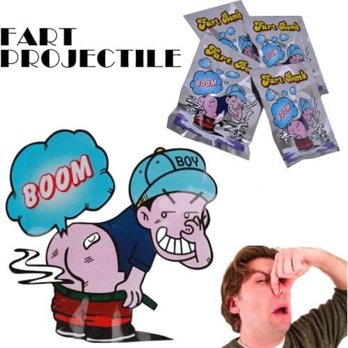 10Pcs/set Funny Fart Bomb Bags Aroma Bombs Smelly Stink Bomb Novelty Gag Toys Practical Joke Fool Toy Gag Funny Jest Tricky Toys