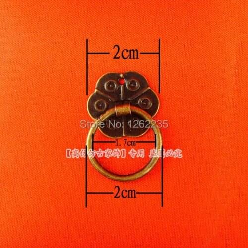 2cm Plum small handle Pilar drawer iron ring Tray pull buckle Wholesale