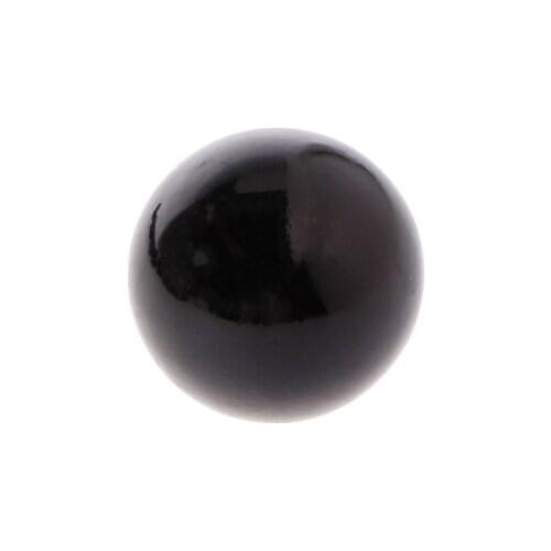 2021 New 100Pcs Glass Eyes 4 To 14mm Needle Felting Kit Black Beans Puppet Doll Craft