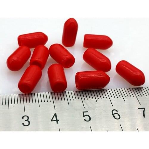4mm protective cover Rubber Covers Dust Cap for connector metal tubes 100pcs/lot