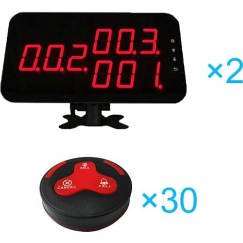 Long Range Electronic Call Bell Wireless Digital Calling Bell Remote Table Call System Service Caller System