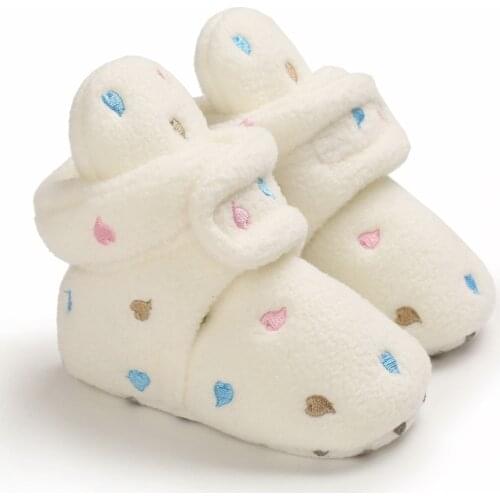 Infant Baby Toddler Shoes Winter Warm Ankle Boots for Girls Cotton Round Toe Booties Boys Snow Boots Kids Soft Fashion Shoes