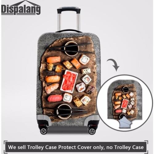 Dispalang Sushi Suitcase Protective Cover For 18-32 inch Luggage Trolley Case Suitcase Dust Cover Accessories Supplies Products