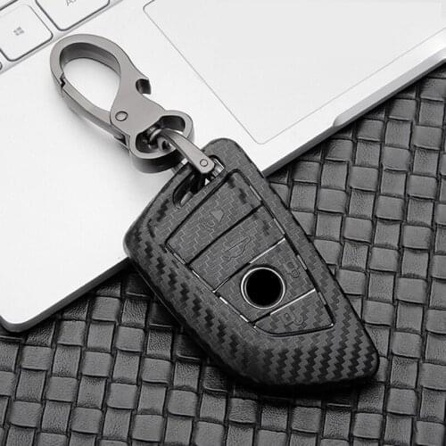 Carbon Fiber Car Key Case Shell For BMW X5 F15 X6 F16 G30 7 1 2 5 Series G11 X1 X5 F48 218i