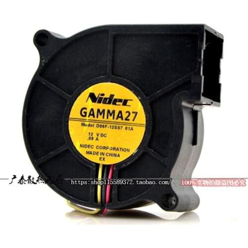 D06F-12SS7 01A 12V 0.09A 6025 Blower Mute Third Line 6CM
