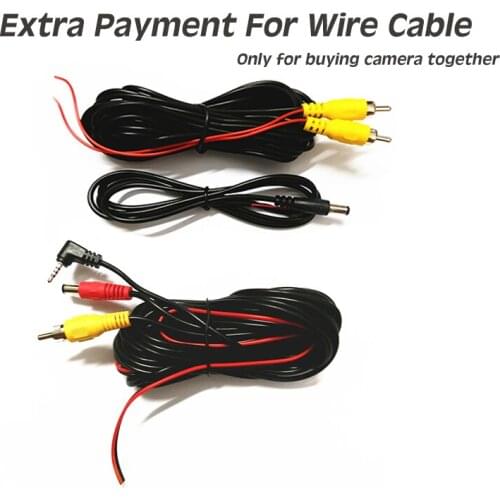 Extra Payment for Wire Cable,RCA port for DVD / Monitor 2.5MM Earphone Port for Portable GPS, NO Seperate Single Selling
