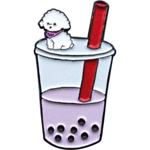 Exo Sehun Vivi Bubble Tea Enamel Pin