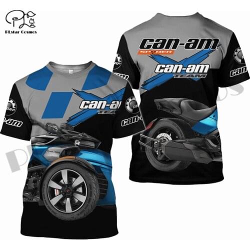 PLstarCosmos Brp Can-am 3DPrinted Racing Car Newest Off-road Personality Unisex T-Shirt Shorts Sleeve Funny Harajuku Streetwear