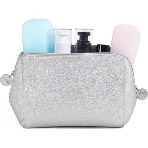 Hot Sales Pu Shell Cosmetic Bag Europe and America Fashion Large Capacity Travel Portable Waterproof Storgage Bag