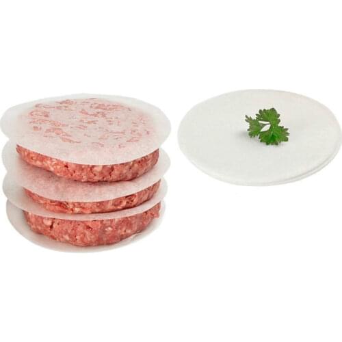 500pcs Round Parchment Paper Liners Safe For Oven and Electronic BBQ Grill Wax Paper Hamburger Patty Paper