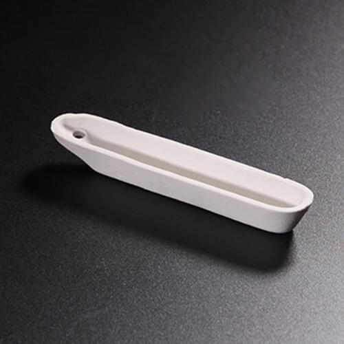 10 pieces/pack Lab Porcelain Combustion Boat Chemical Laboratory Equipment 77/88/97mm