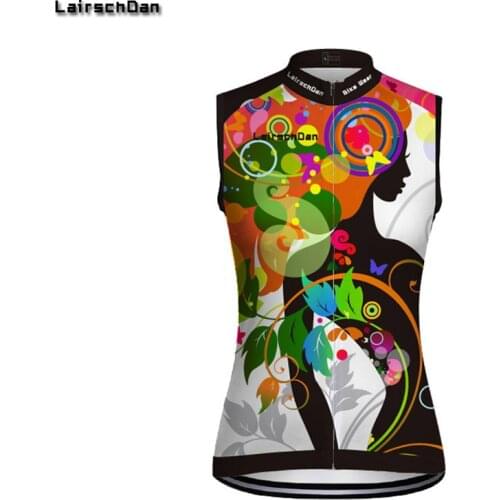 2021 Sleeveless Cycling Jersey Women Team Bicycle Clothing Shirt Summer LairschDan Bike Vest Mtb Clothes Maillot Ciclismo Mujer