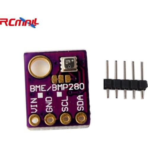 RCmall BME280 Pressure Humidity Temperature Barometric Pressure Altitude Sensor Module with IIC I2C for Arduino FZ1639