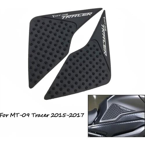 Motorcycle Anti-Heated Gas Tank Side Grip Traction Knee Protector Sticker Anti Slip Pad For Yamaha MT-09 Tracer FJ-09 2015-2017