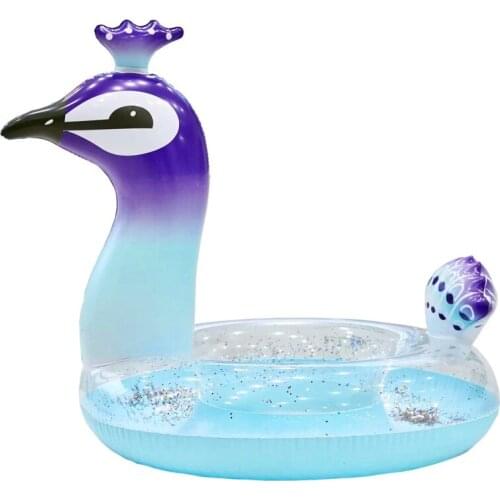 90cm/120cm Inflatable Gittler Peacock Swim Ring Pool Float Adult Water Swimming Tube Inflatable Fun Pool Toys Cute Piscina Kids