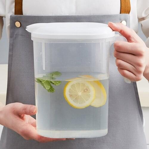 Plastic Kettle Teapot Water Bottle Juice Cup Milk Household High Capacity Storage Rack